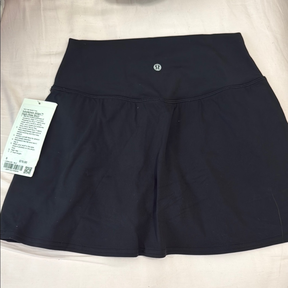 NWT Lululemon align high rise skirt size 8